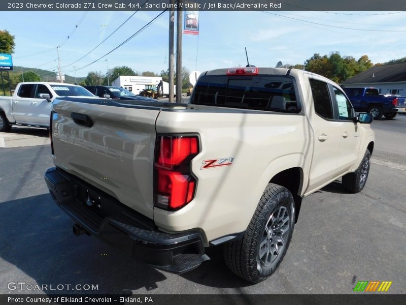Sand Dune Metallic / Jet Black/Adrenaline Red 2023 Chevrolet Colorado Z71 Crew Cab 4x4