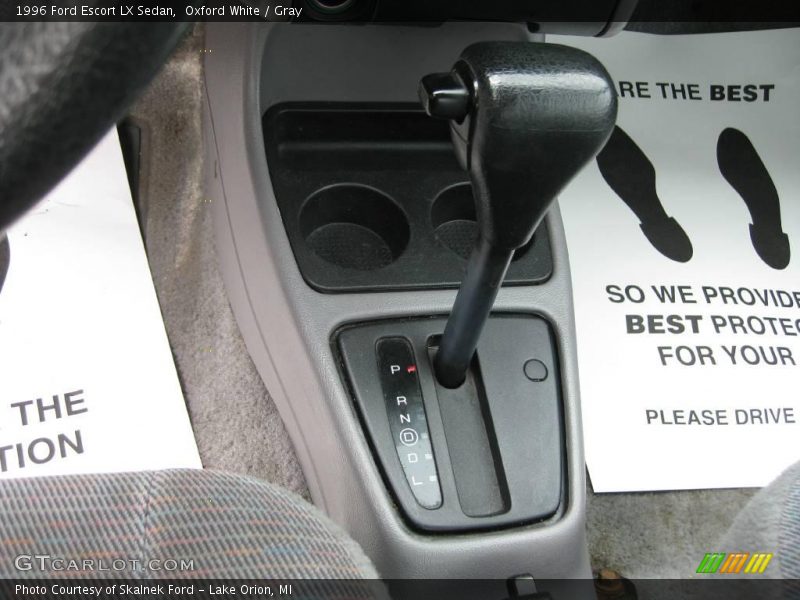 Oxford White / Gray 1996 Ford Escort LX Sedan
