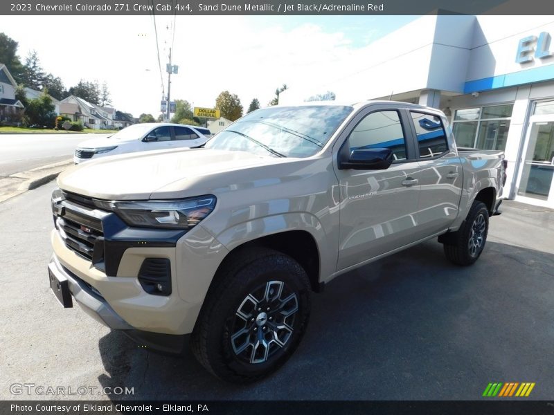 Sand Dune Metallic / Jet Black/Adrenaline Red 2023 Chevrolet Colorado Z71 Crew Cab 4x4