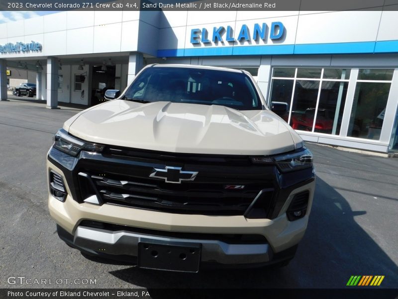Sand Dune Metallic / Jet Black/Adrenaline Red 2023 Chevrolet Colorado Z71 Crew Cab 4x4