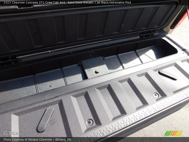 Sand Dune Metallic / Jet Black/Adrenaline Red 2023 Chevrolet Colorado Z71 Crew Cab 4x4