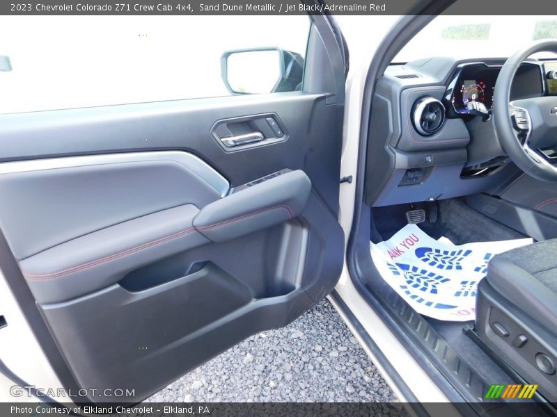 Sand Dune Metallic / Jet Black/Adrenaline Red 2023 Chevrolet Colorado Z71 Crew Cab 4x4