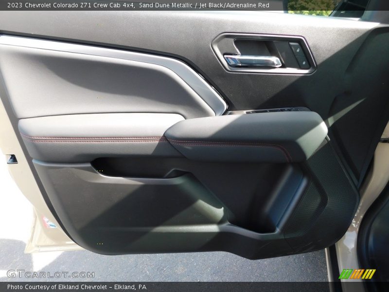 Sand Dune Metallic / Jet Black/Adrenaline Red 2023 Chevrolet Colorado Z71 Crew Cab 4x4