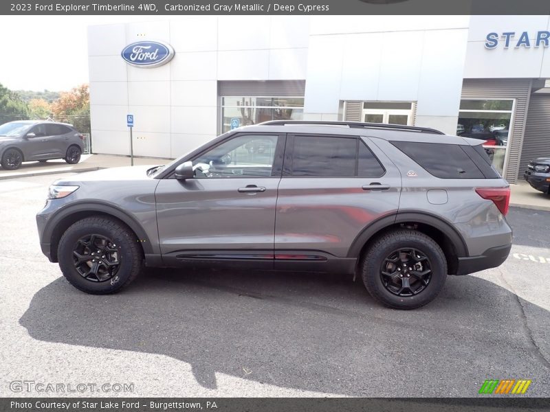 Carbonized Gray Metallic / Deep Cypress 2023 Ford Explorer Timberline 4WD