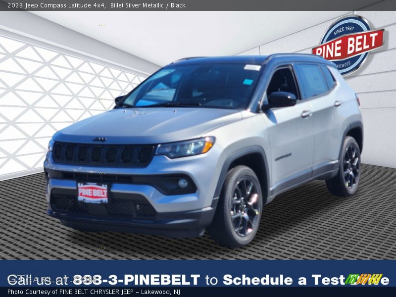 Billet Silver Metallic / Black 2023 Jeep Compass Latitude 4x4