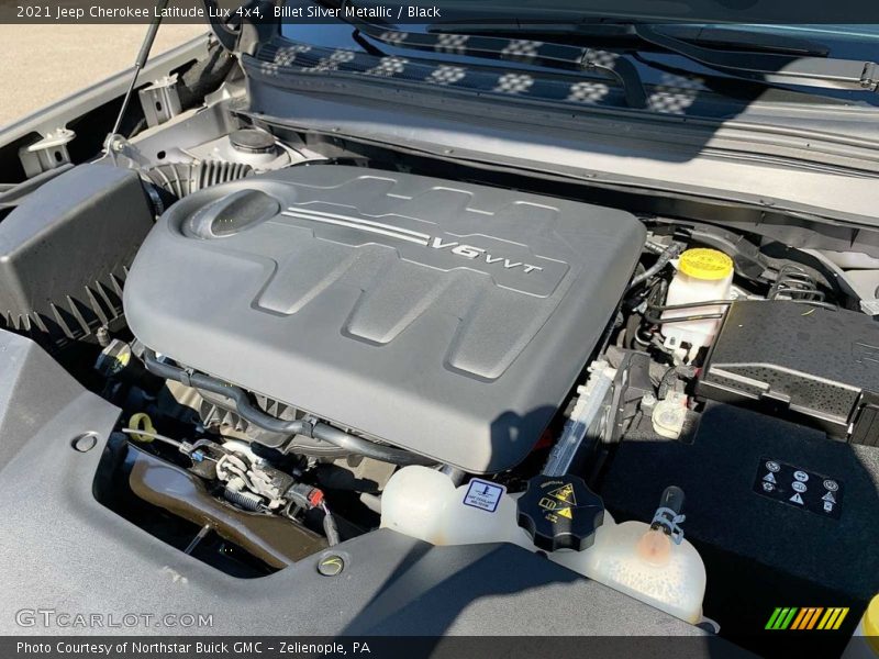 Billet Silver Metallic / Black 2021 Jeep Cherokee Latitude Lux 4x4