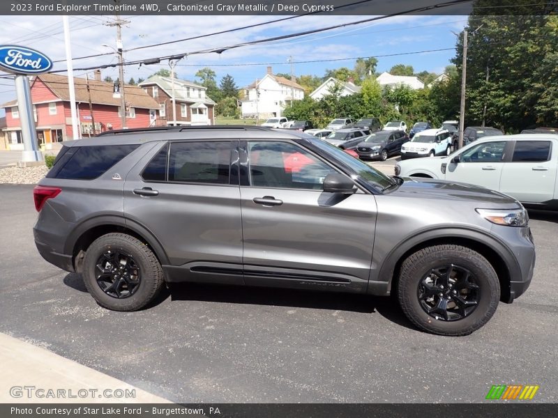 Carbonized Gray Metallic / Deep Cypress 2023 Ford Explorer Timberline 4WD