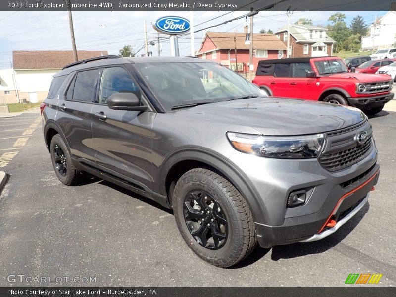 Carbonized Gray Metallic / Deep Cypress 2023 Ford Explorer Timberline 4WD