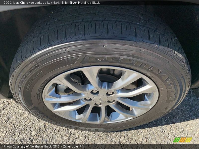 Billet Silver Metallic / Black 2021 Jeep Cherokee Latitude Lux 4x4