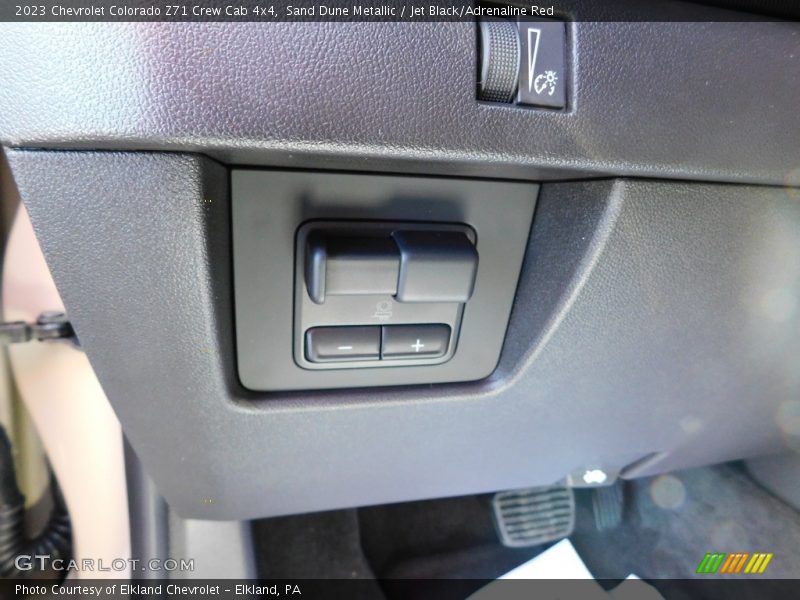 Sand Dune Metallic / Jet Black/Adrenaline Red 2023 Chevrolet Colorado Z71 Crew Cab 4x4