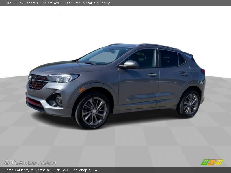 Satin Steel Metallic / Ebony 2020 Buick Encore GX Select AWD