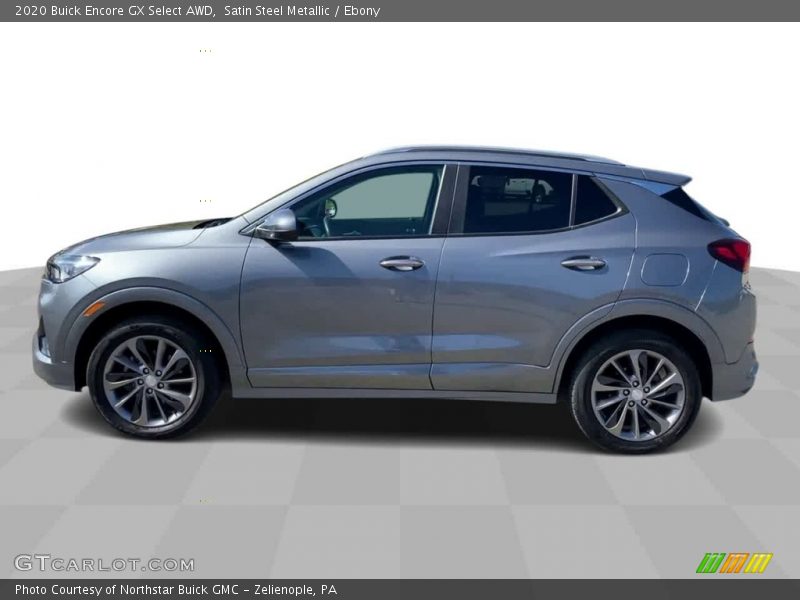 Satin Steel Metallic / Ebony 2020 Buick Encore GX Select AWD