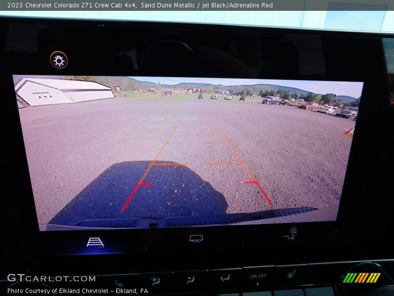Sand Dune Metallic / Jet Black/Adrenaline Red 2023 Chevrolet Colorado Z71 Crew Cab 4x4