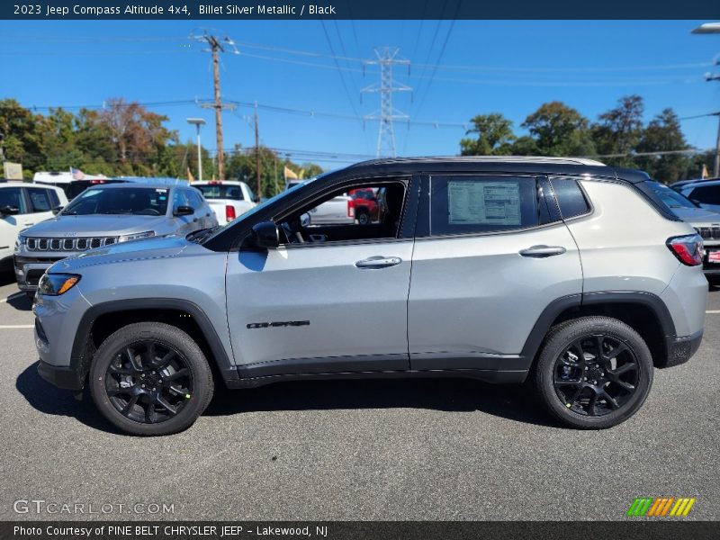 Billet Silver Metallic / Black 2023 Jeep Compass Altitude 4x4