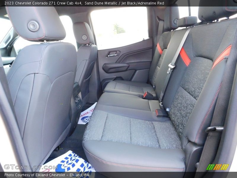 Rear Seat of 2023 Colorado Z71 Crew Cab 4x4