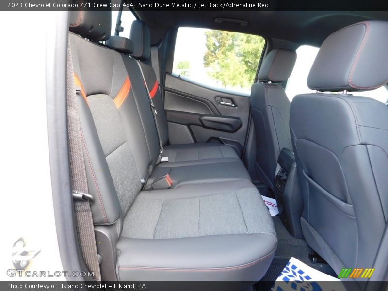 Rear Seat of 2023 Colorado Z71 Crew Cab 4x4