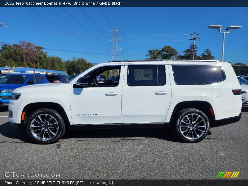 Bright White / Global Black 2023 Jeep Wagoneer L Series III 4x4
