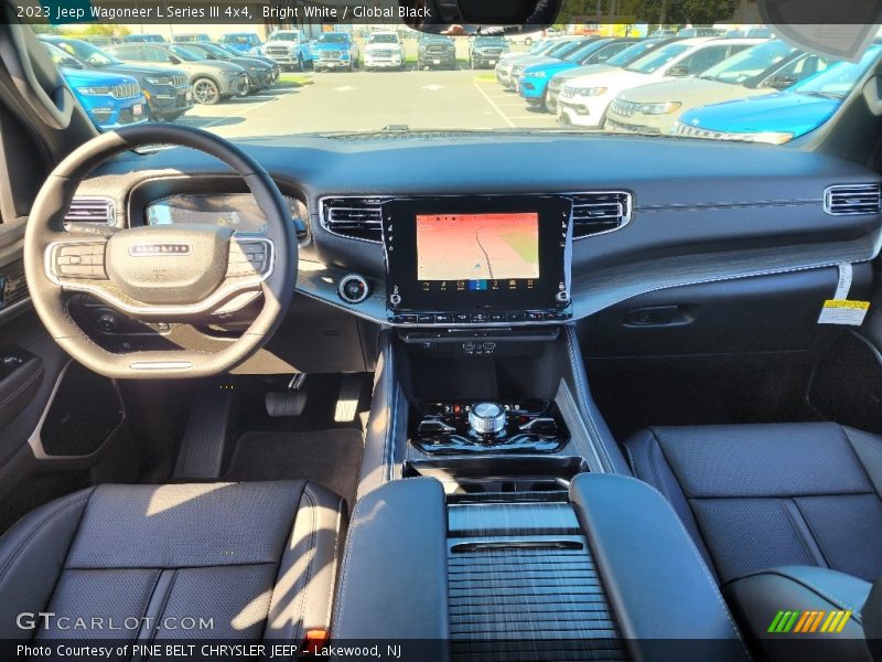 Bright White / Global Black 2023 Jeep Wagoneer L Series III 4x4