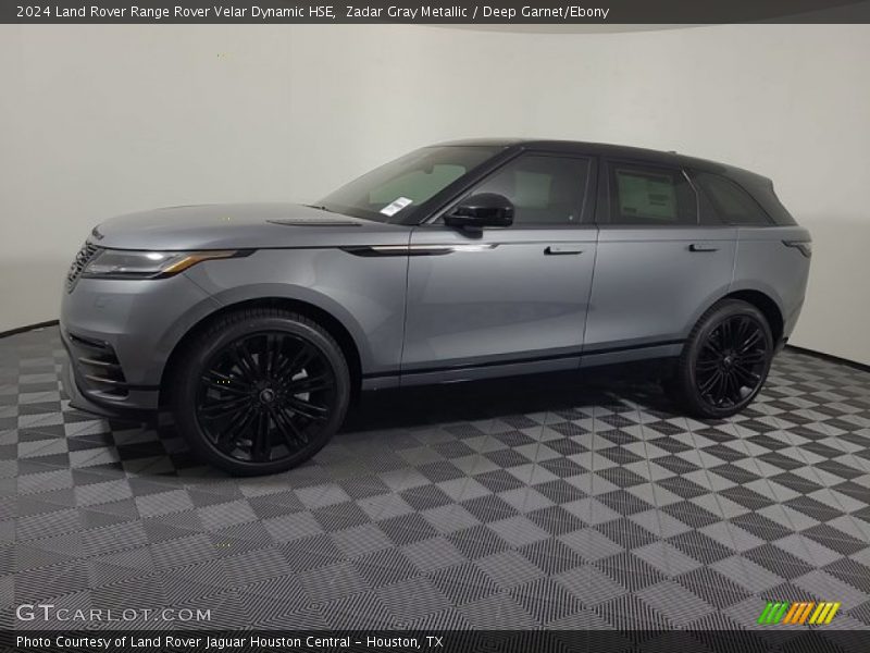 Zadar Gray Metallic / Deep Garnet/Ebony 2024 Land Rover Range Rover Velar Dynamic HSE