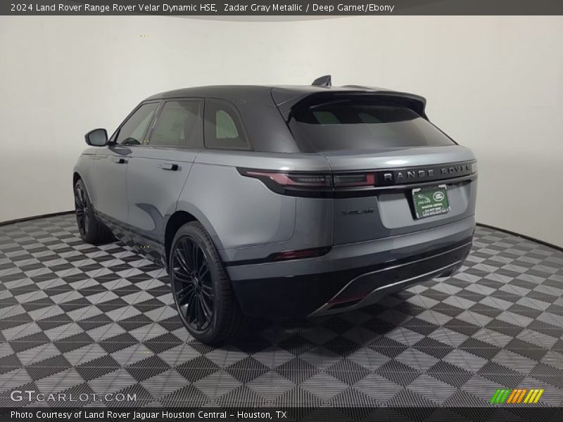 Zadar Gray Metallic / Deep Garnet/Ebony 2024 Land Rover Range Rover Velar Dynamic HSE