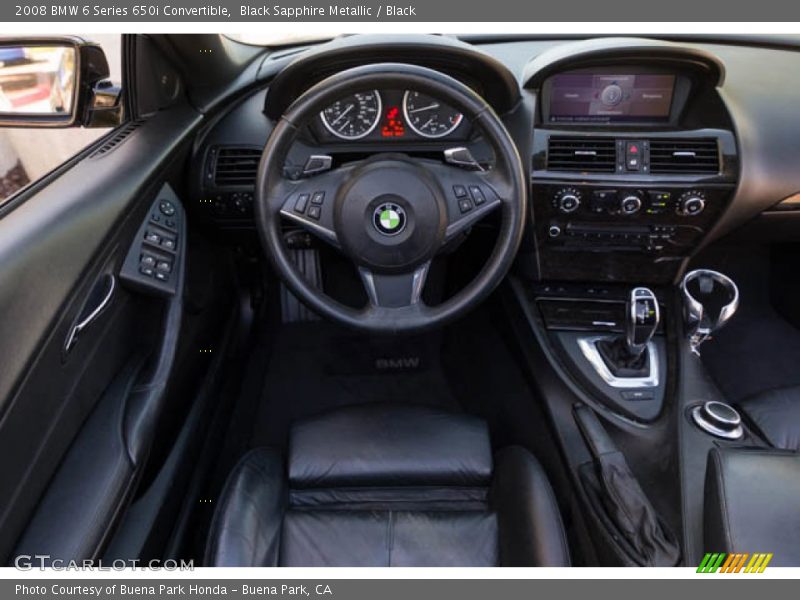 Dashboard of 2008 6 Series 650i Convertible