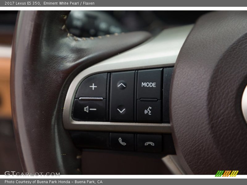 Eminent White Pearl / Flaxen 2017 Lexus ES 350