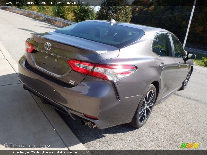 Predawn Gray Mica / Ash 2020 Toyota Camry SE AWD