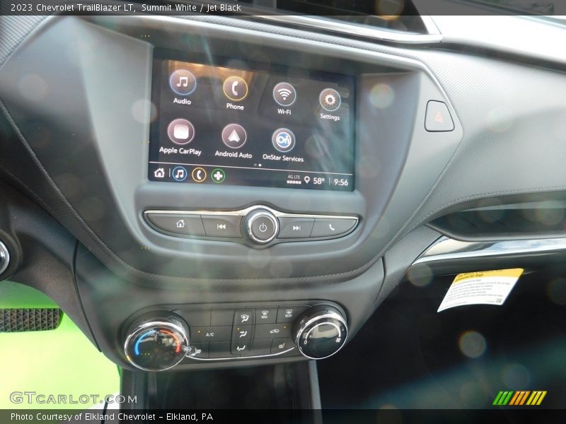 Controls of 2023 TrailBlazer LT