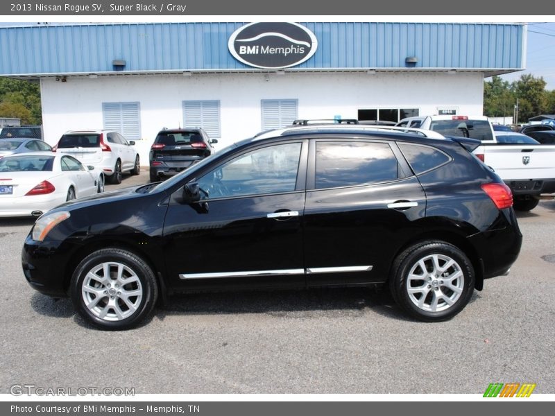 Super Black / Gray 2013 Nissan Rogue SV