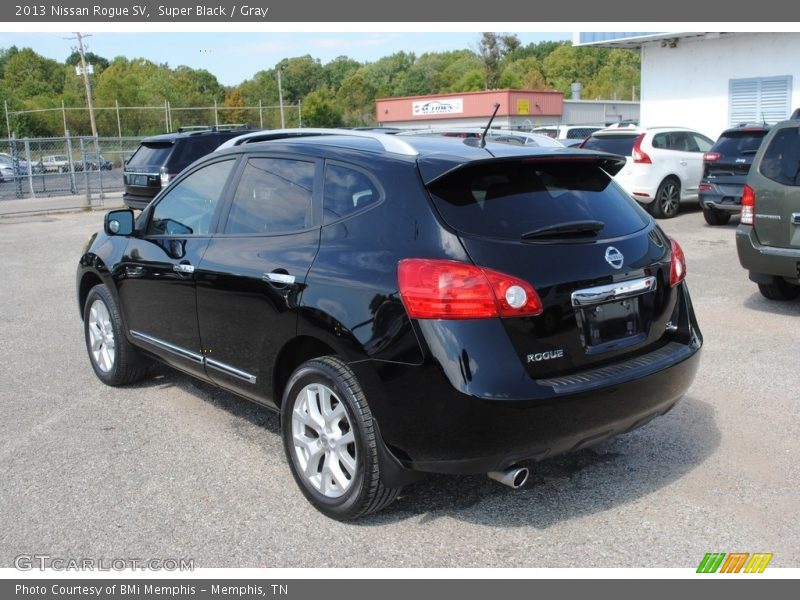 Super Black / Gray 2013 Nissan Rogue SV