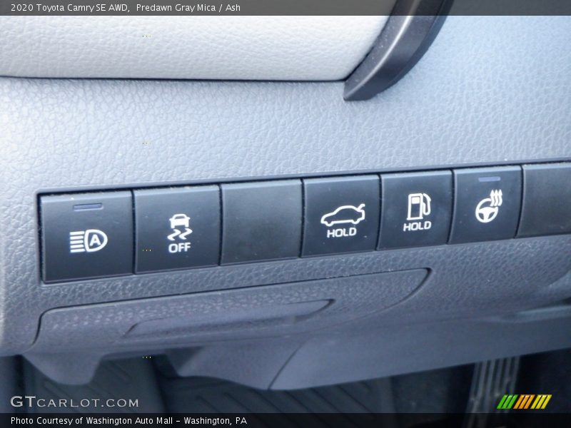 Predawn Gray Mica / Ash 2020 Toyota Camry SE AWD