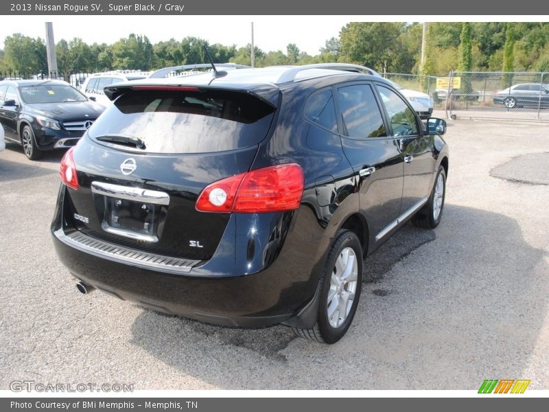 Super Black / Gray 2013 Nissan Rogue SV