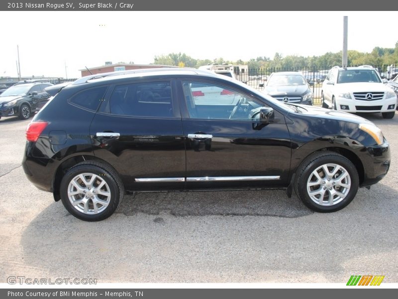 Super Black / Gray 2013 Nissan Rogue SV