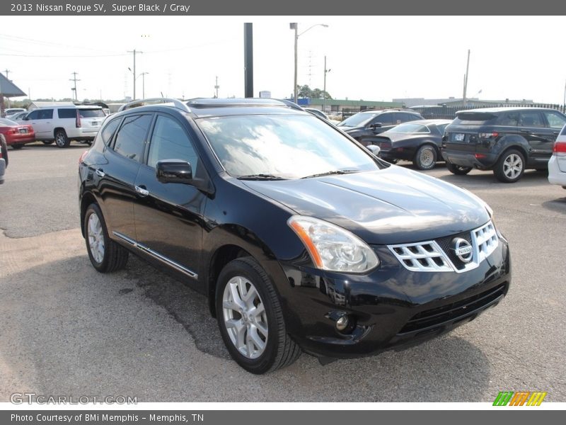 Super Black / Gray 2013 Nissan Rogue SV