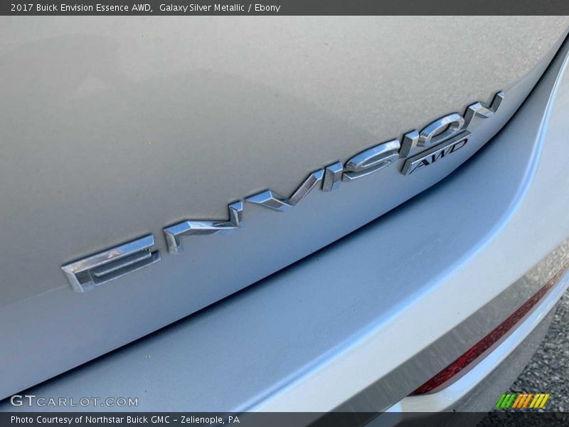 Galaxy Silver Metallic / Ebony 2017 Buick Envision Essence AWD