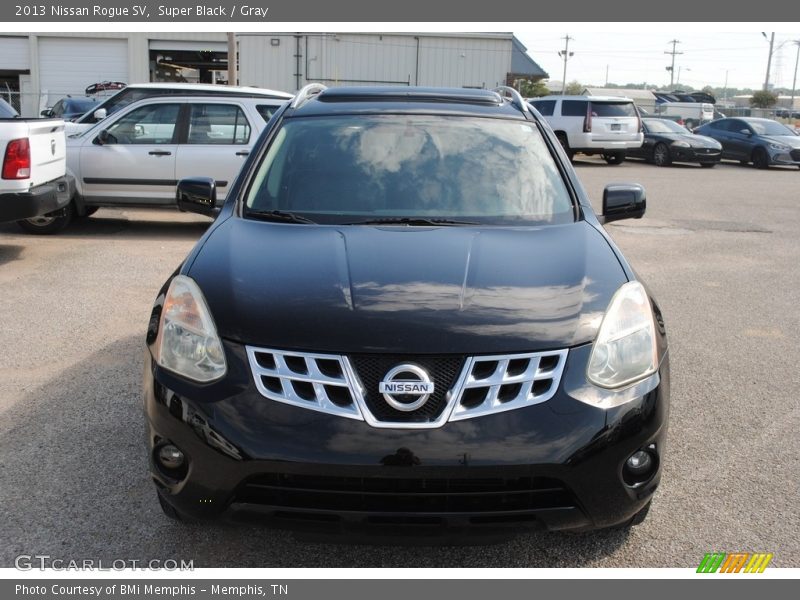 Super Black / Gray 2013 Nissan Rogue SV