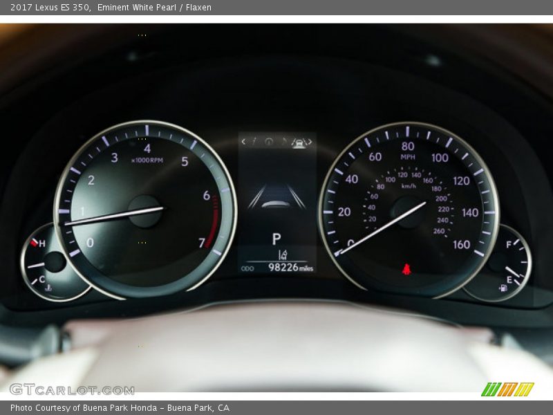 Eminent White Pearl / Flaxen 2017 Lexus ES 350