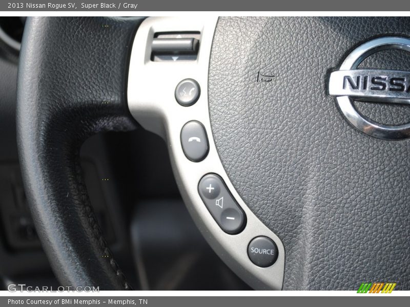 Super Black / Gray 2013 Nissan Rogue SV