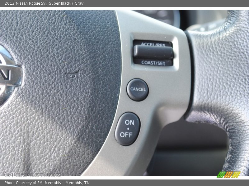 Super Black / Gray 2013 Nissan Rogue SV