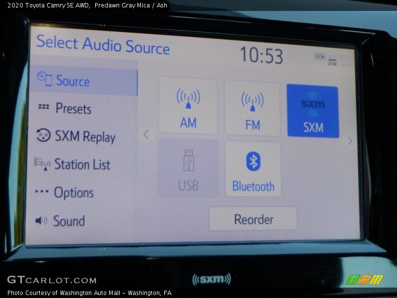 Predawn Gray Mica / Ash 2020 Toyota Camry SE AWD