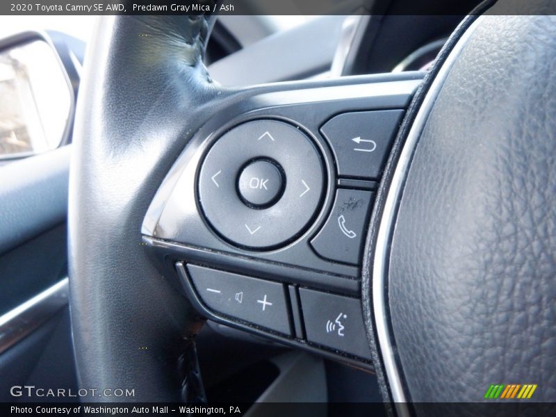 Predawn Gray Mica / Ash 2020 Toyota Camry SE AWD