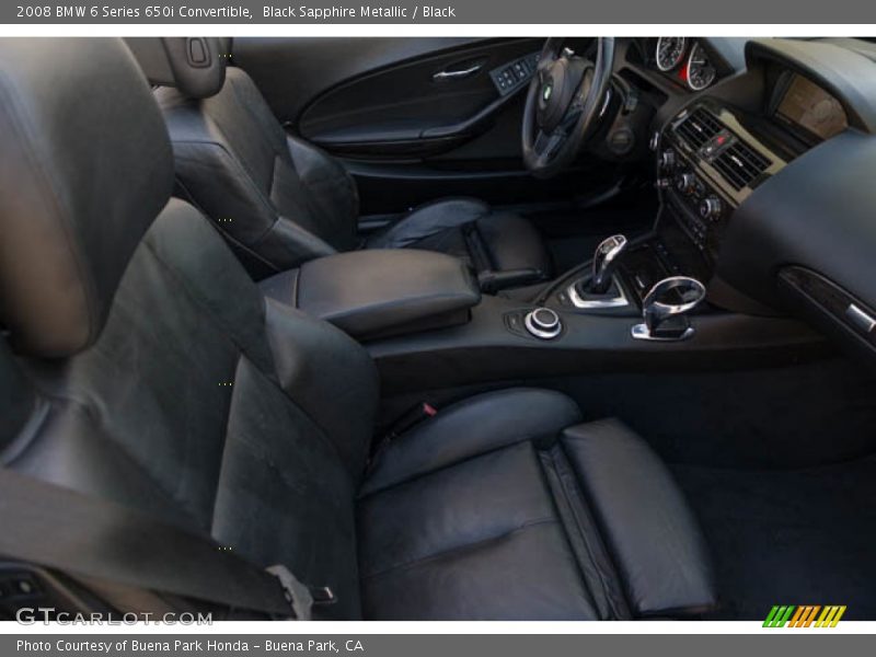 Front Seat of 2008 6 Series 650i Convertible