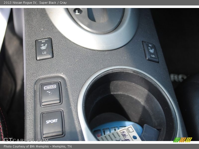 Super Black / Gray 2013 Nissan Rogue SV
