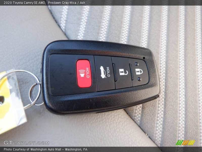 Predawn Gray Mica / Ash 2020 Toyota Camry SE AWD