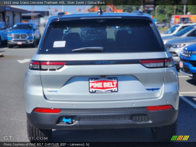 Silver Zynith / Global Black 2023 Jeep Grand Cherokee Trailhawk 4XE