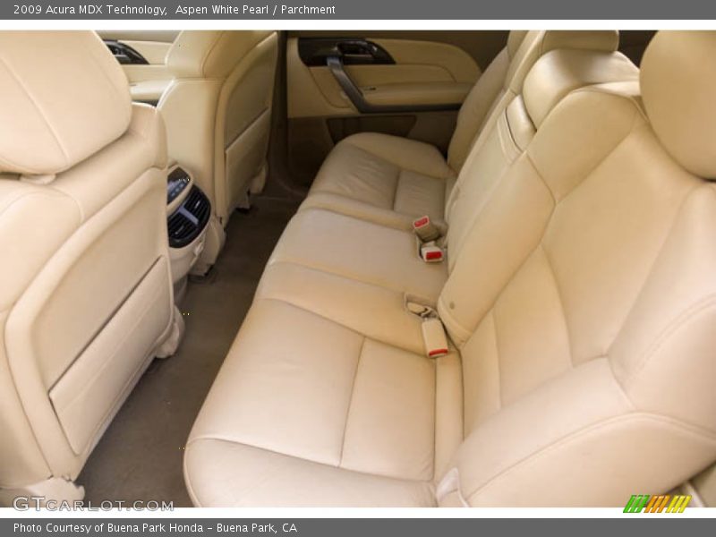 Aspen White Pearl / Parchment 2009 Acura MDX Technology