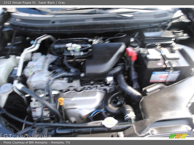 Super Black / Gray 2013 Nissan Rogue SV