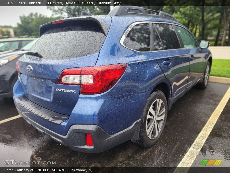 Abyss Blue Pearl / Titanium Gray 2019 Subaru Outback 2.5i Limited