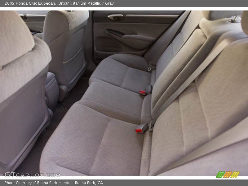 Urban Titanium Metallic / Gray 2009 Honda Civic EX Sedan