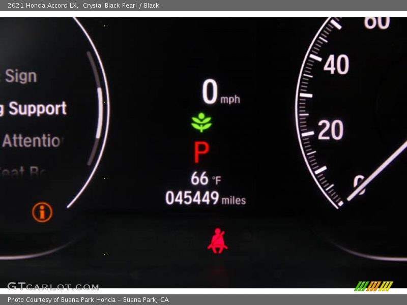 Crystal Black Pearl / Black 2021 Honda Accord LX